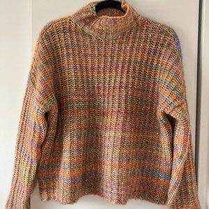 "Marled" Rainbow Sweater